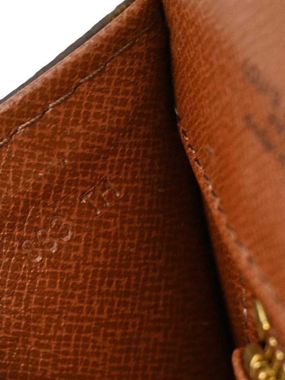 2 LOUIS VUITTON POCHETTE DAM GM CLUTCH HANDBAG - Picture 13 of 15
